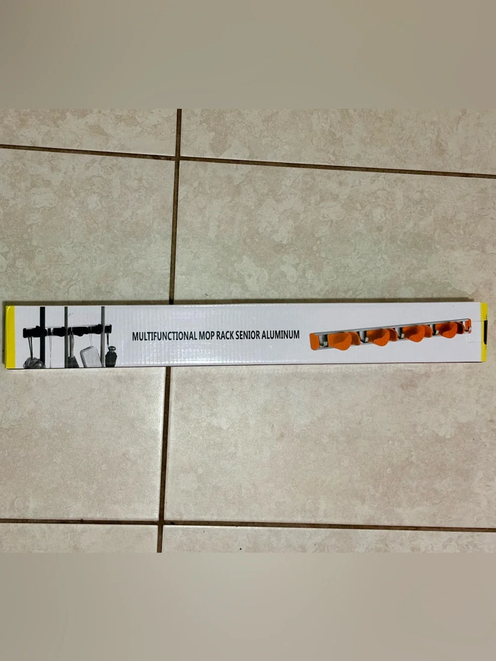 Multifunctional Mop Rack Organizer with Hooks